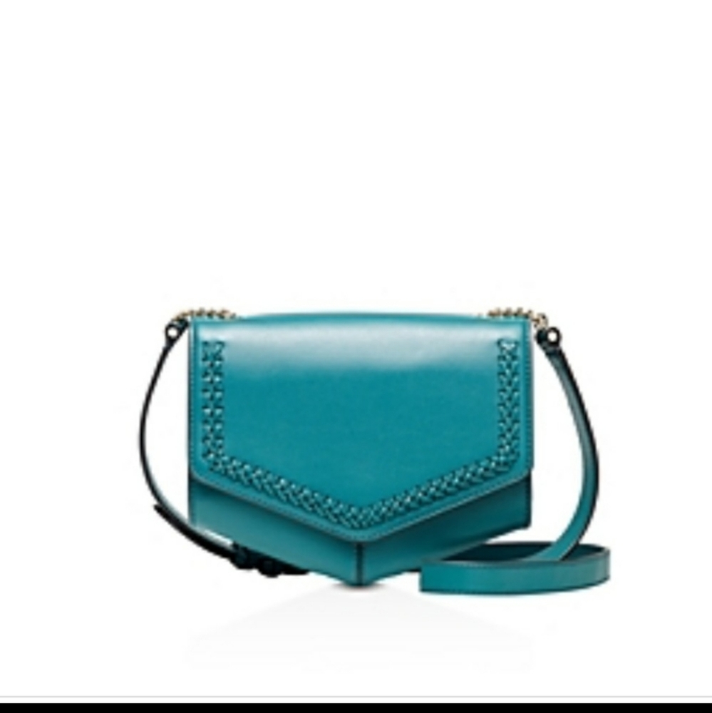 Sandro leather lou emerald purse